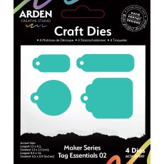 ACSCD0007 Wykrojnik Arden Creative Studio - Maker Series Craft Dies - Tag Essentials 02