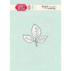 CW356 Wykrojnik /Die -Bea's Rose Leaves / listki róży Bei- Craft&You Design
